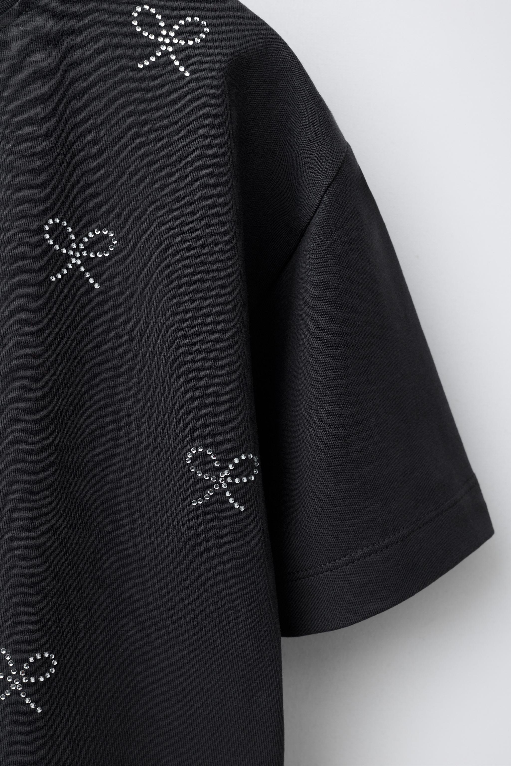 RHINESTONE BOXY FIT T-SHIRT